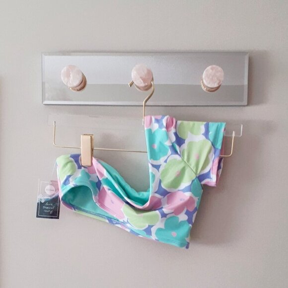 NWT Eidon floral print cap sleeve tankini & bikini bottom set, S - Picture 12 of 16